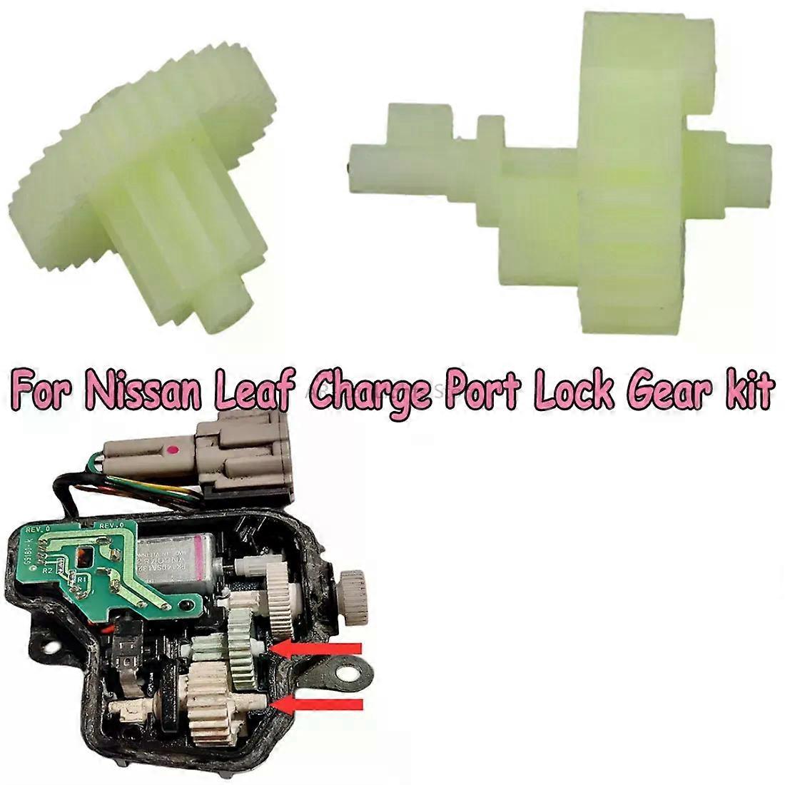 New For Nissan Leaf ZE1 Reinforced With Iron Wire Core Upgrade Charge Port Lock Gear Replacement Kit