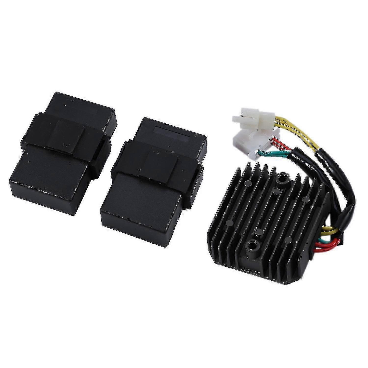 2 X Cdi Pentru Honda Xl600 V Transalp / Xrv 650 Africa Twin +1 Regulator