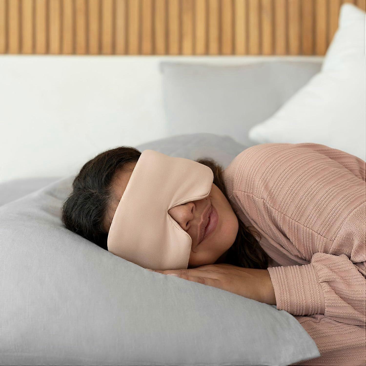 Silk Weighted Sleep Mask | Sound-Muffling Blindfold for Deep