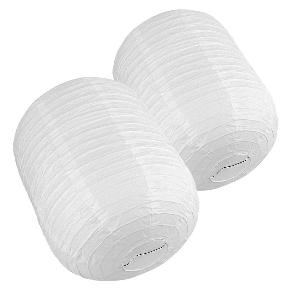 Blank Paper Lantern Folding Lampshade for Decoration 4Pcs Hanging