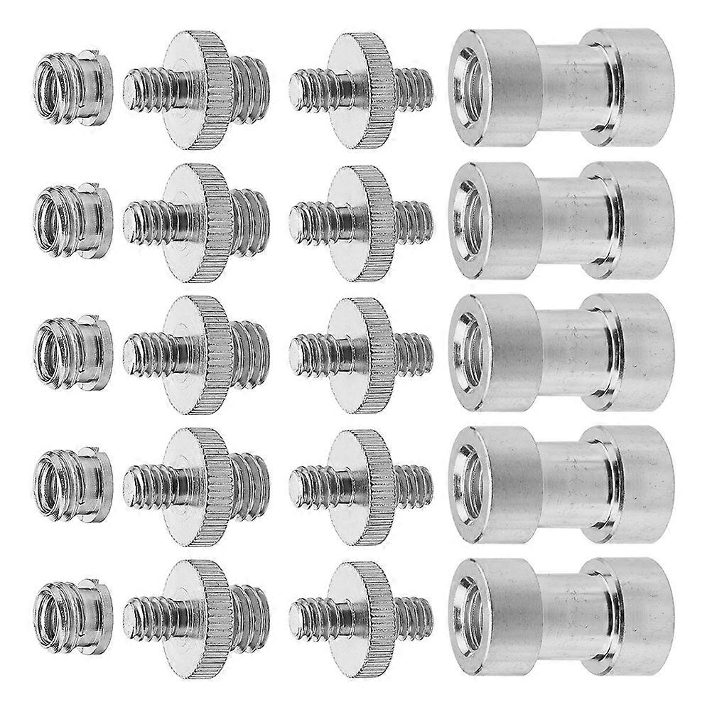 Camera Screw Adapter Converter Threaded Screw Mount Metal for Camera 7Sets
