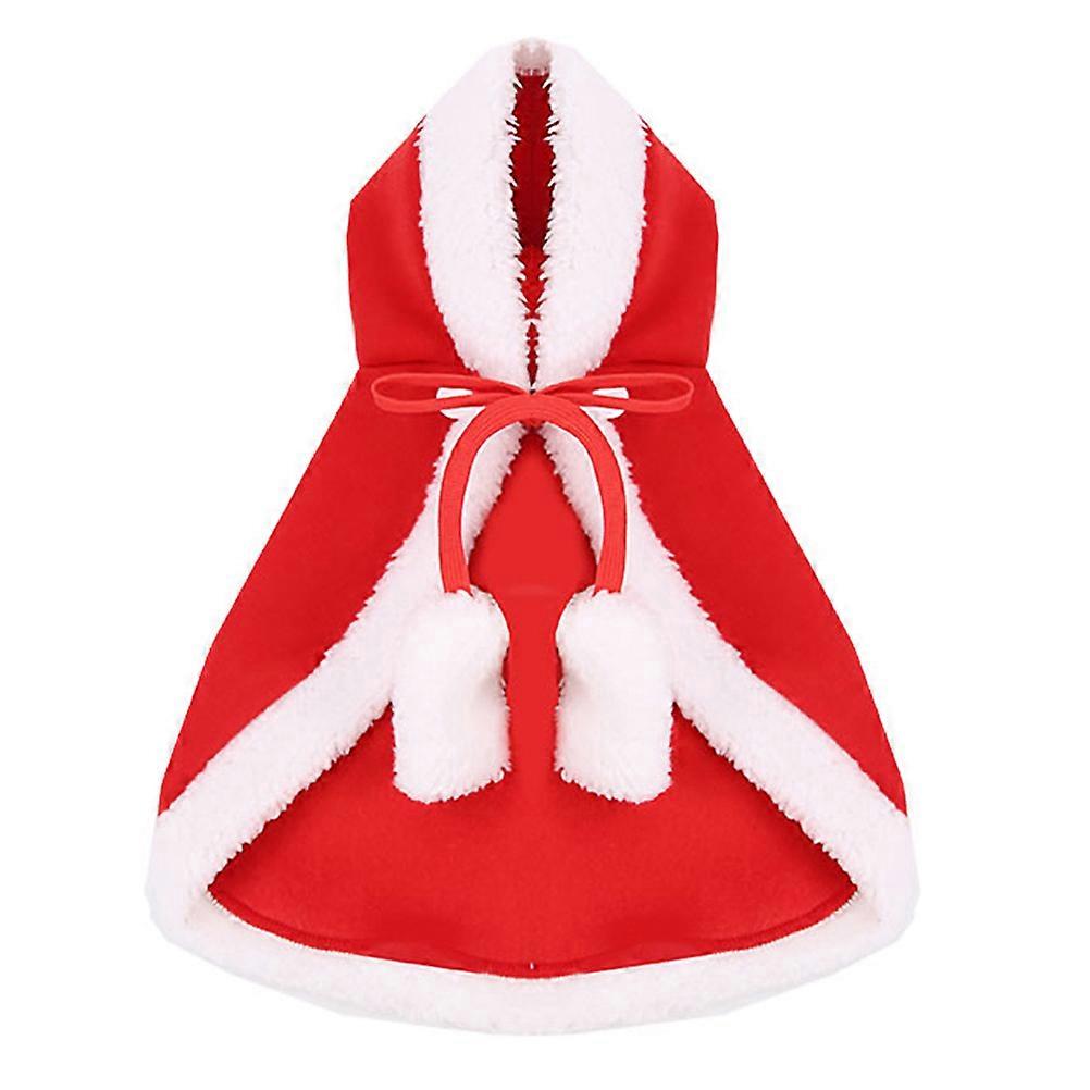 Clothes for Kittens Red L Christmas Party Breathable Not Stuffy 1Pc