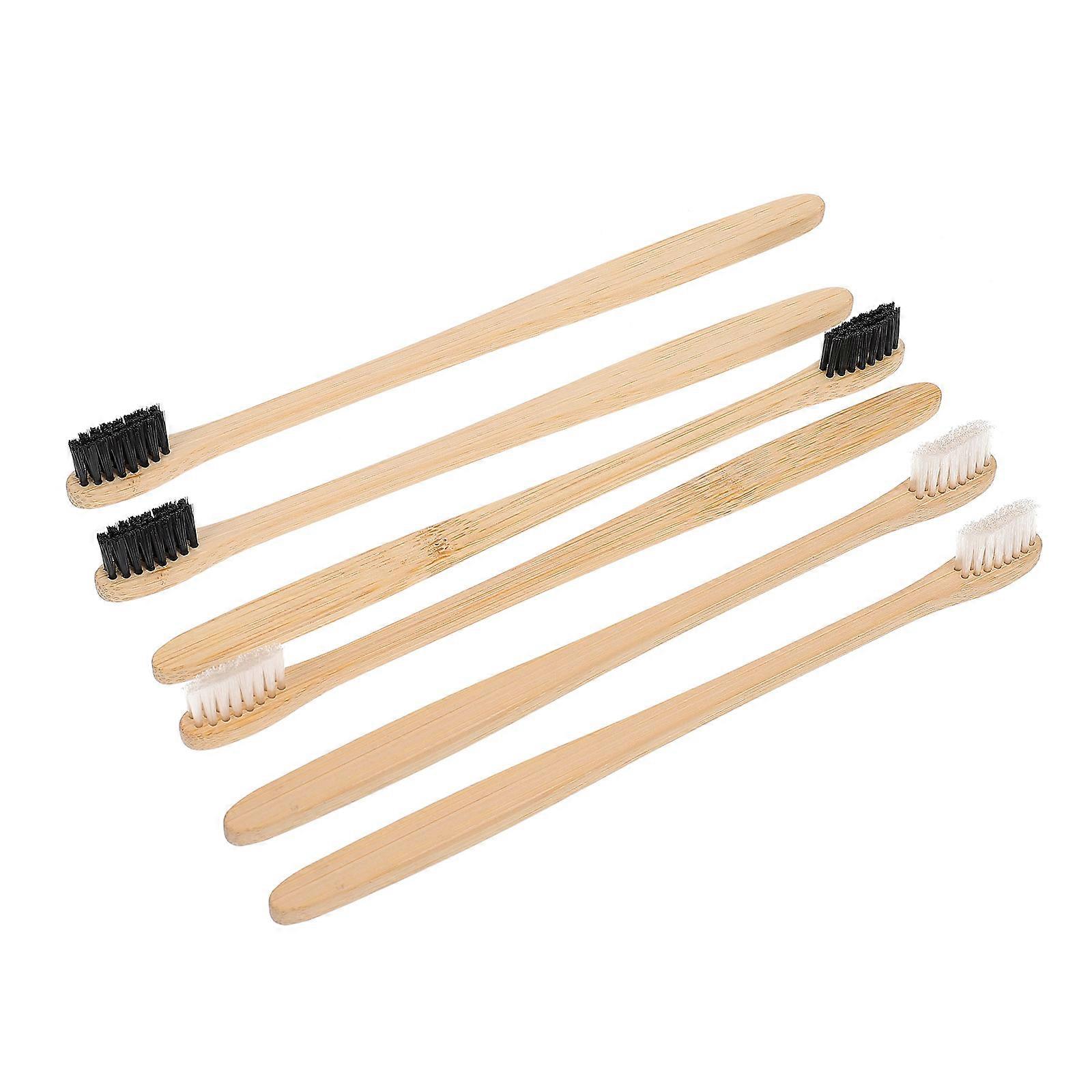 Bamboo Toothbrushes Practical Bamboo Toothbrushes for Home Use 20Pcs Pack
