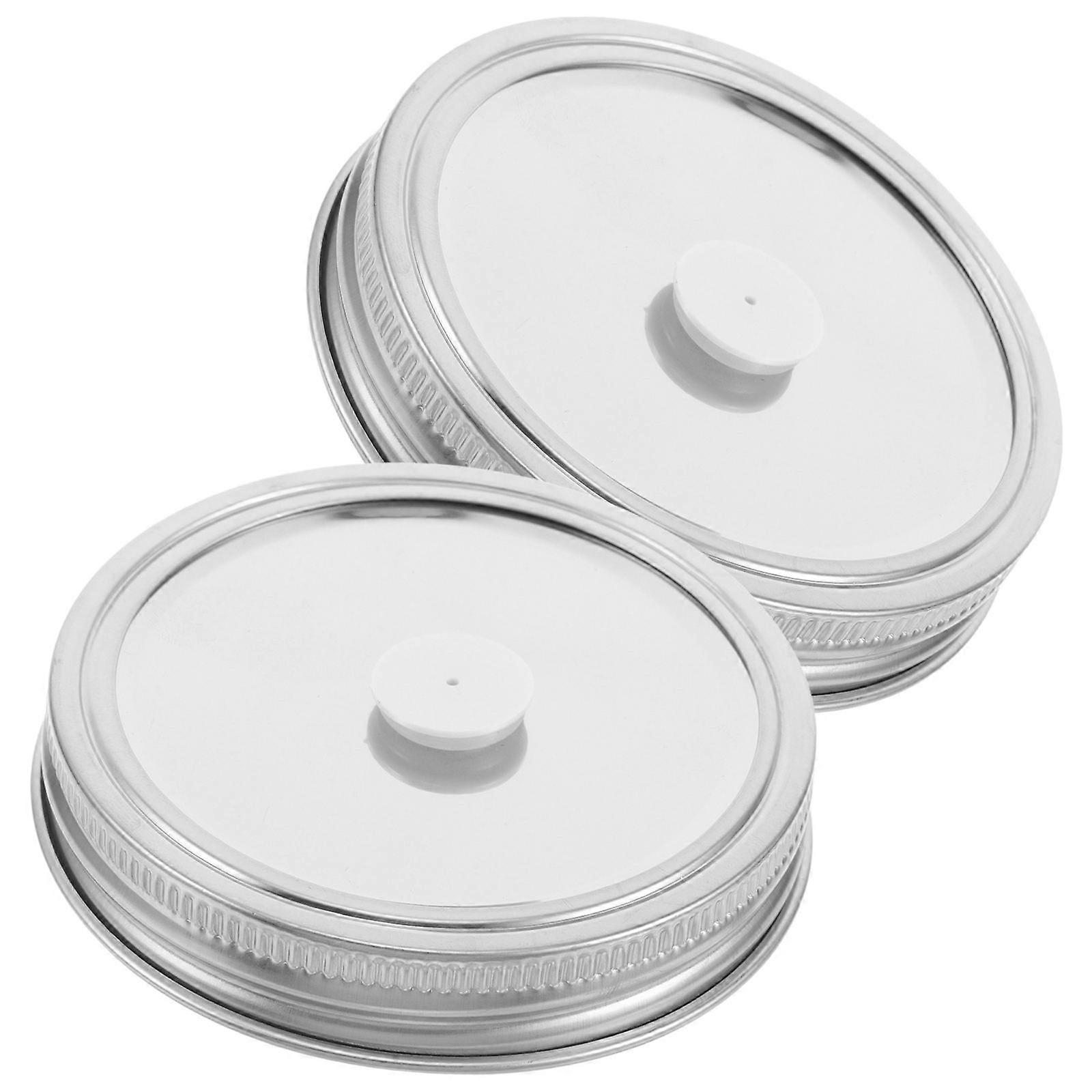 10Pcs Stainless Steel Jar Sealer Kit with Easy Use Split Design