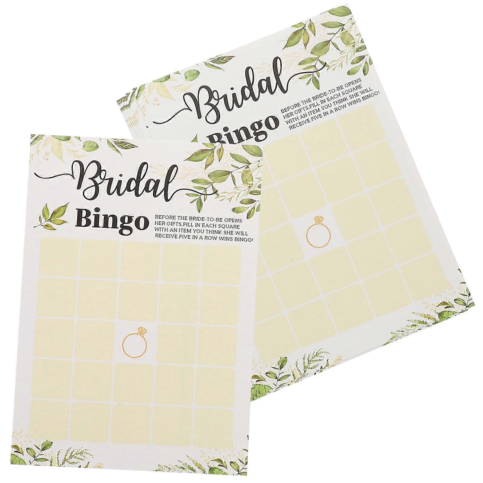 Anniversary Game Cards Bridal Shower Game 20 Sheets for Party Entertainment