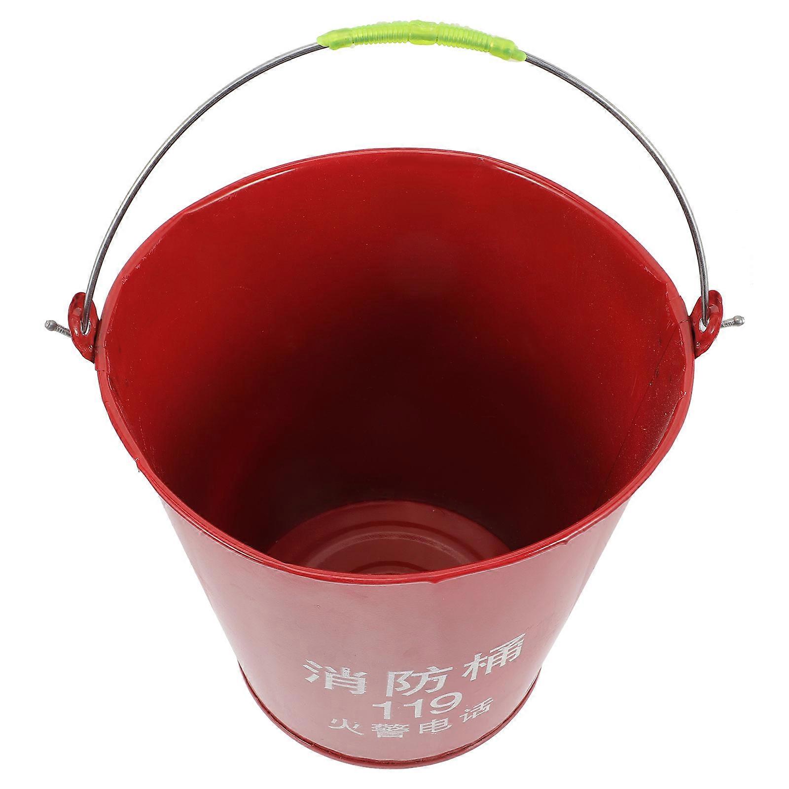 Iron Sand Bucket Fire Emergency Bucket for Storage Use