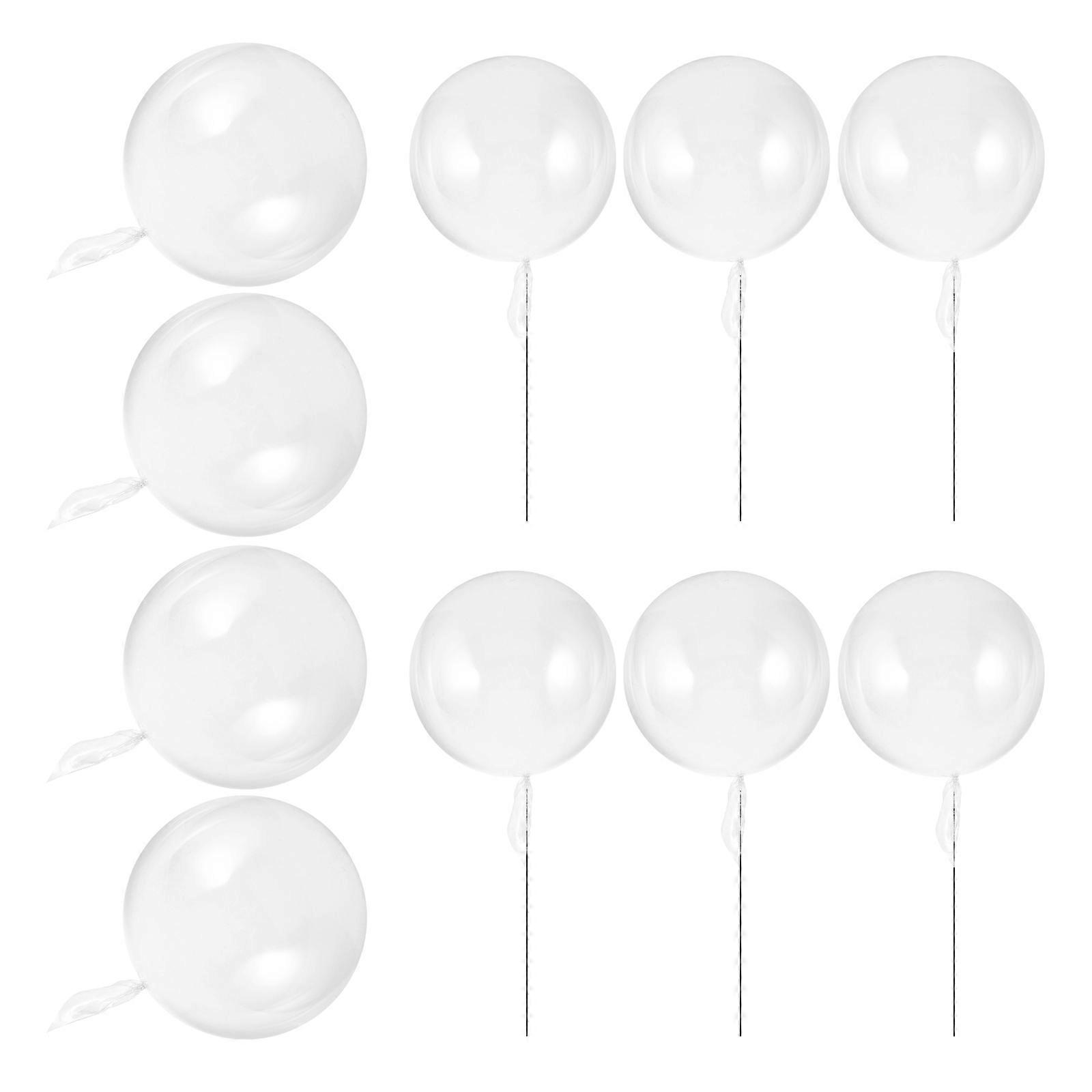 Clear Bubble Bobo Balloons for Baby Shower Decorations 70Pcs Set