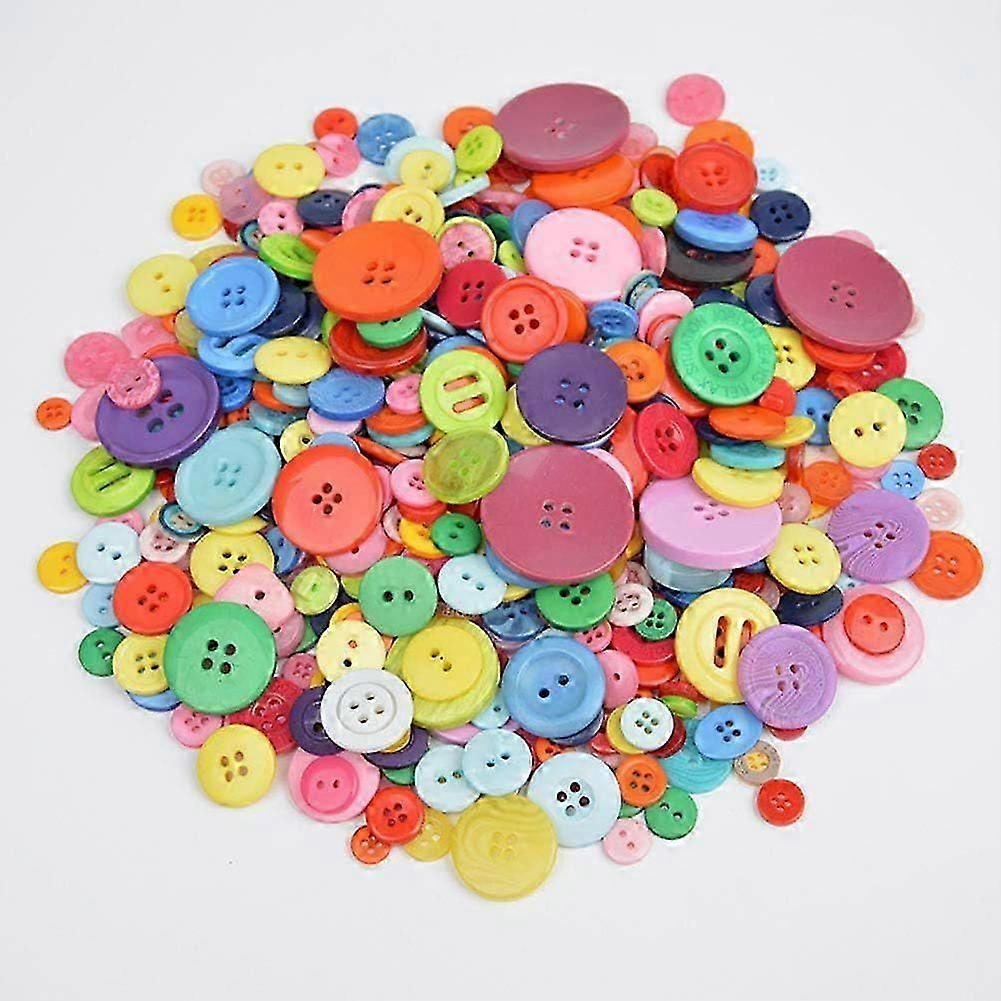 2025 Latest Model  Various Size Buttons 2 Hole and 4 Hole Round Craft Buttons for Sewing Handmade