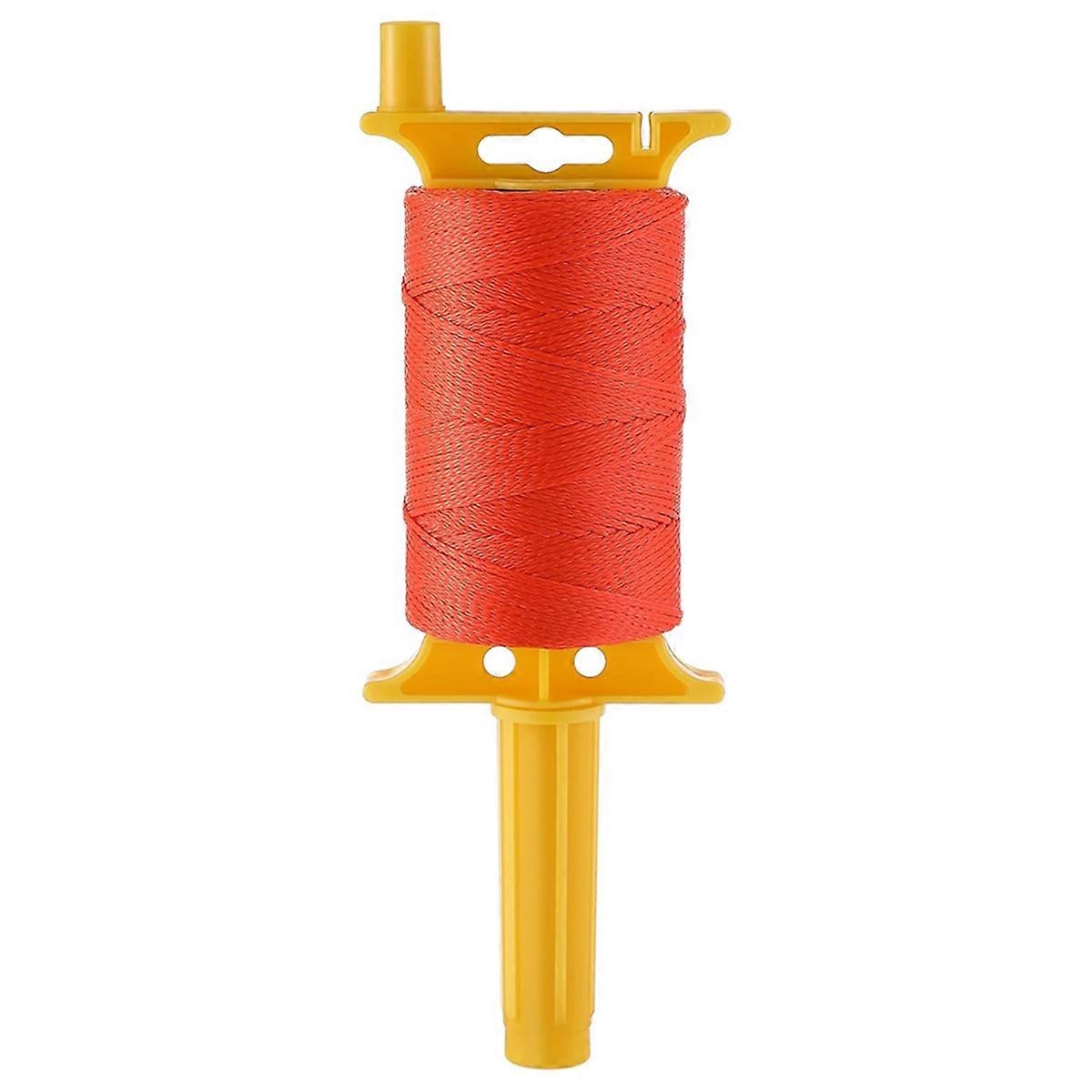 Line with Handle, Twisted 540 FT 18 Reloadable Line Reel, Braided Nylon String for Gardening or Masonry Tools