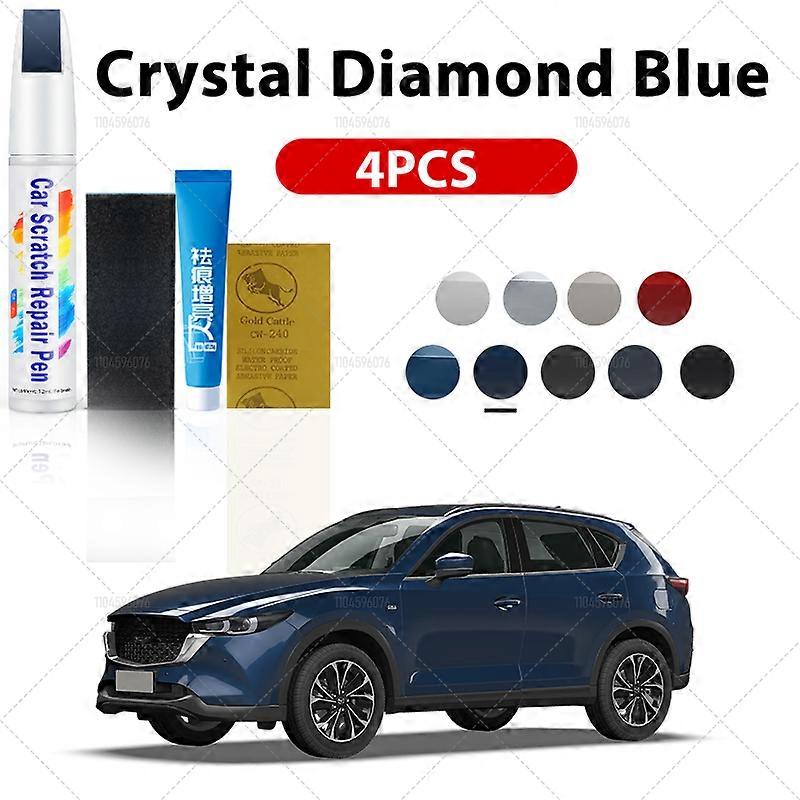 2 יחידות למאזדה CX-5 עט צבע למתיחת צבע - תיקון מהיר והתאמת צבע מדויקת | אביזרי צבע למתיחת צבע לרכב