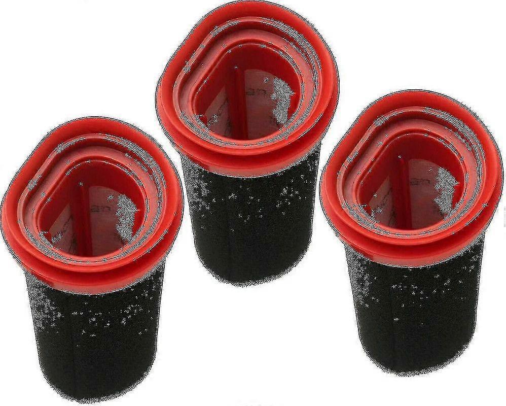 ボッシュFlexxoシリーズ4コードレス掃除機BBH32101など用25.2V / 21.6Vフィルター3個パック、交換用