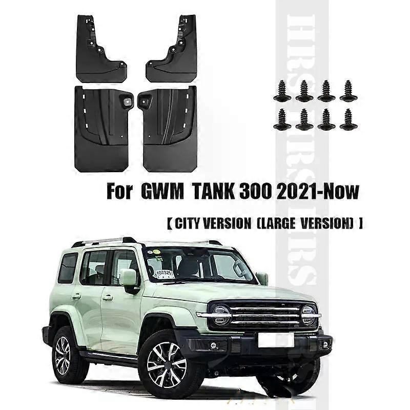 Apply 4 pcs Mudflaps For GWM Tank 300 2021--NOW Mud Flaps Splash Guards Front RearWheels Fender Car Accessories 2022 2023 2024 2025