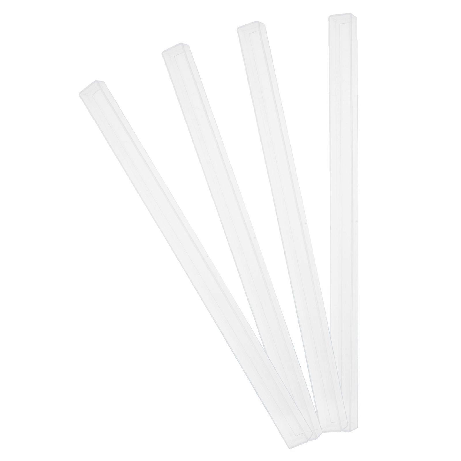 Mahjong Storage Rack Transparent Plastic Mini Racks for Storage 4Pcs