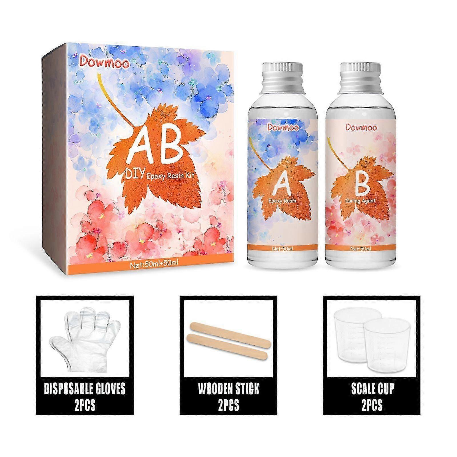 n Crystal AB Resin Glue, Diy Handmade Crafts High Transparent Crystal Drop Glue Fast Dry Curing Glue