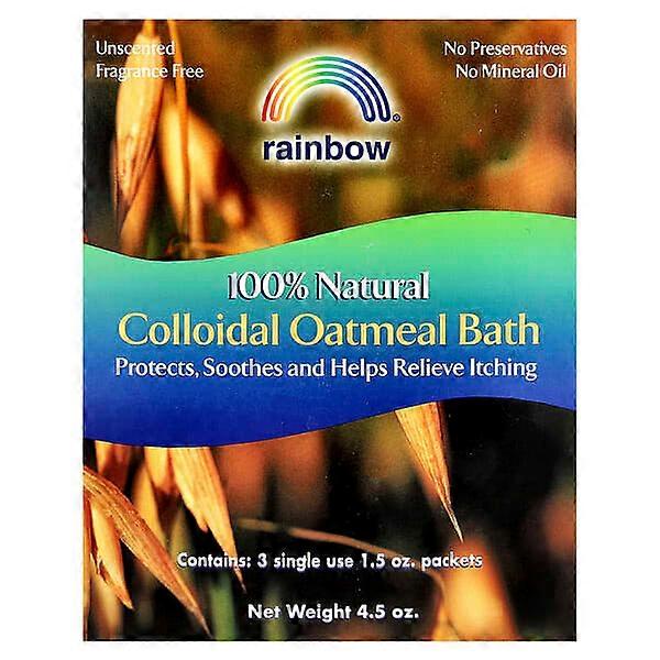Rainbow Research, 100% Natural Colloidal Oatmeal Bath, Unscented, 3 Packets, 1.5 oz Each