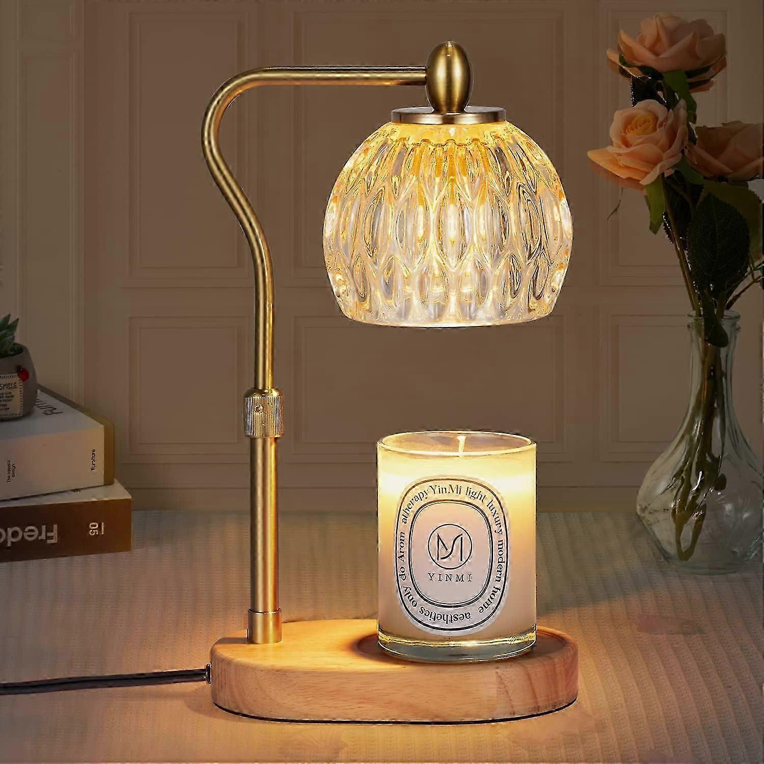 Candle Warmer, Candle Warmer Lamp with Timer & Dimmer Candle Warmer Height Adjustable Scented Candlesi