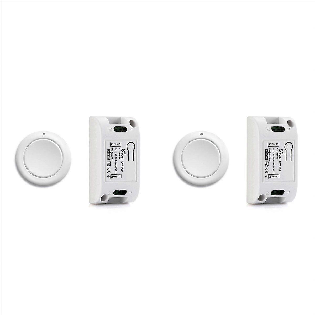 Smart Home Wireless Light Switch 433 MHz Remote Control AC 110V