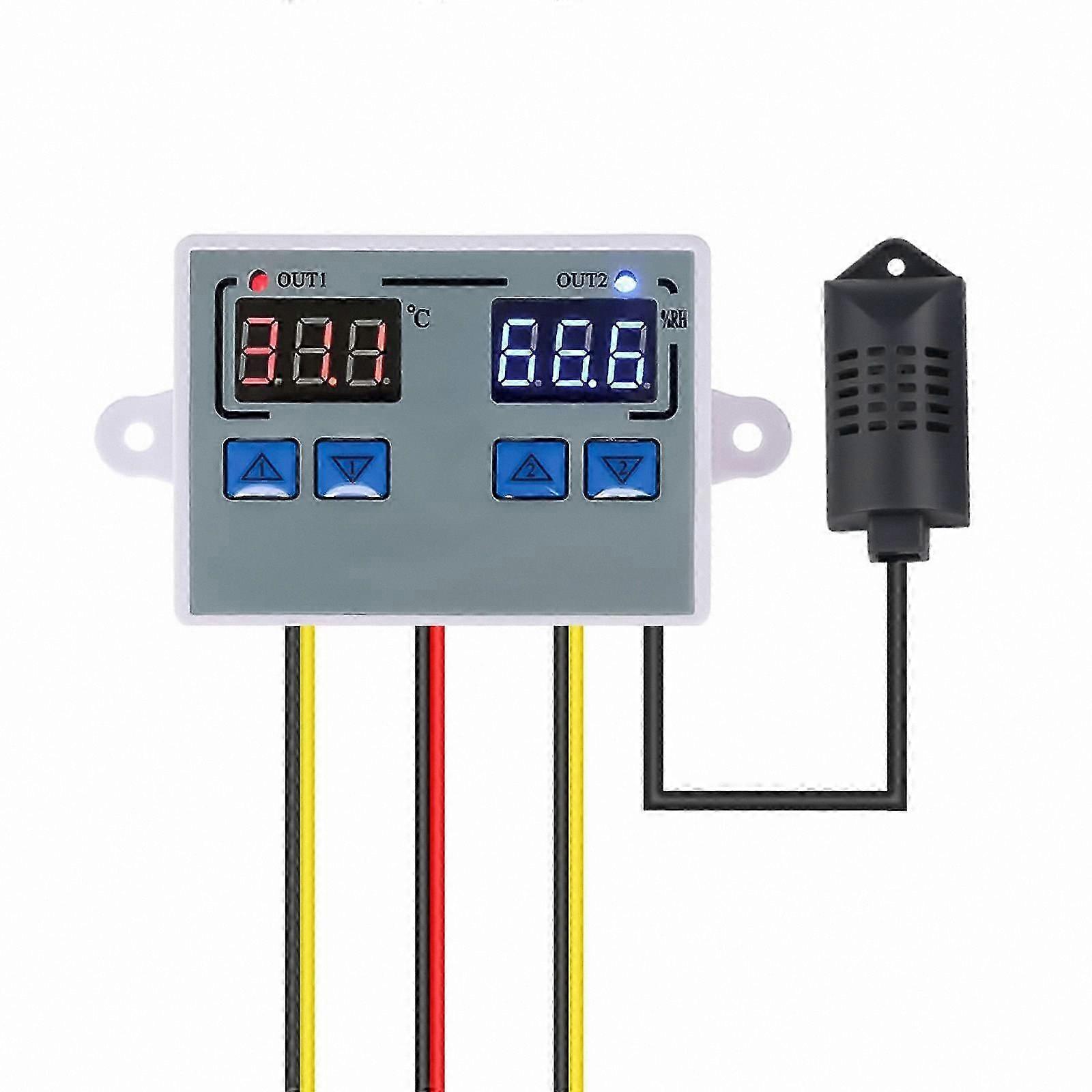 Temperature and Humidity Controller, 10A AC 110V-220V