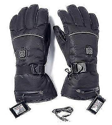 Electric Heated Gloves With Temperature Adjustment Lithium Batter