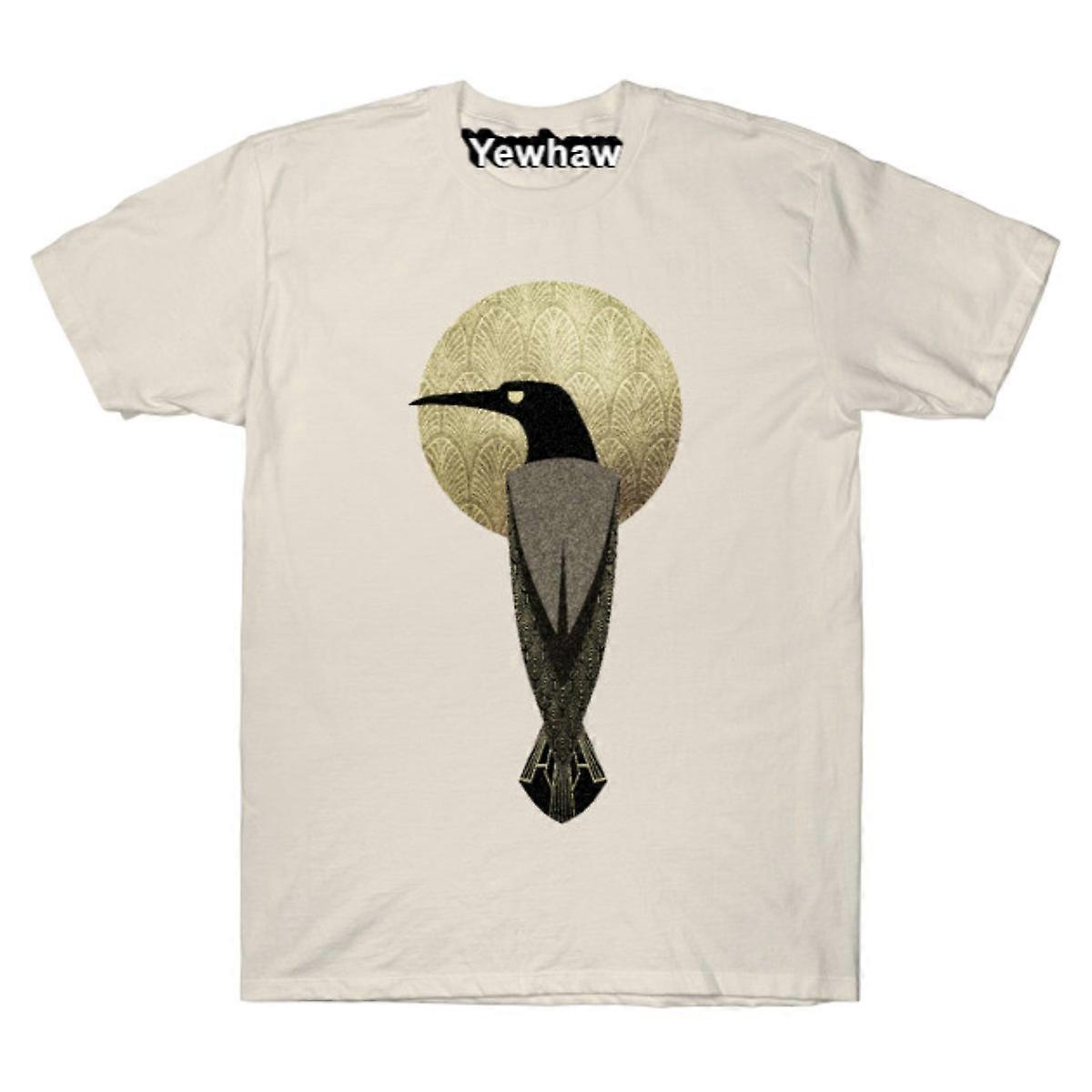 art deco crow T-shirt