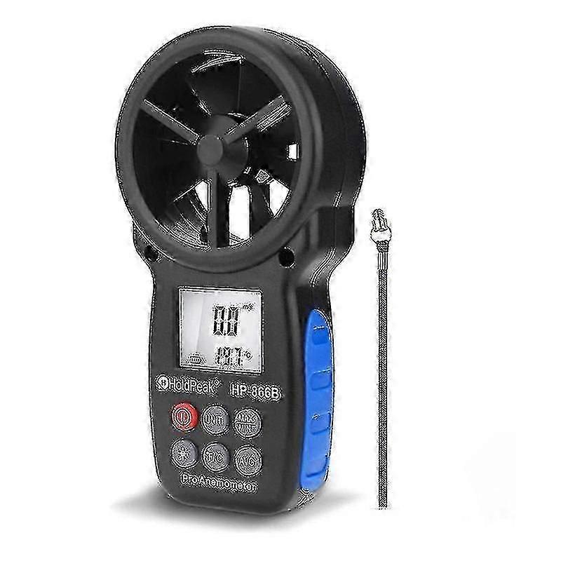 Digital Anemometer Wind Speed Meter Measures Temperature Chill Hp866 Measure Tool