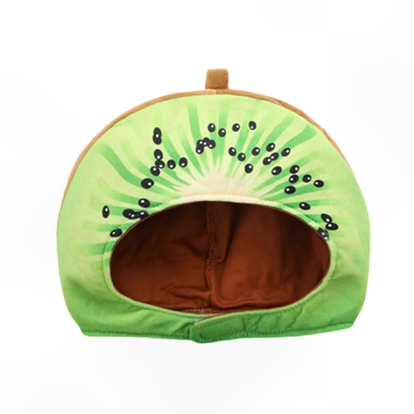 Lightweight Plush Kiwi Hat for Kids with Cartoon Design and Soft Comfort