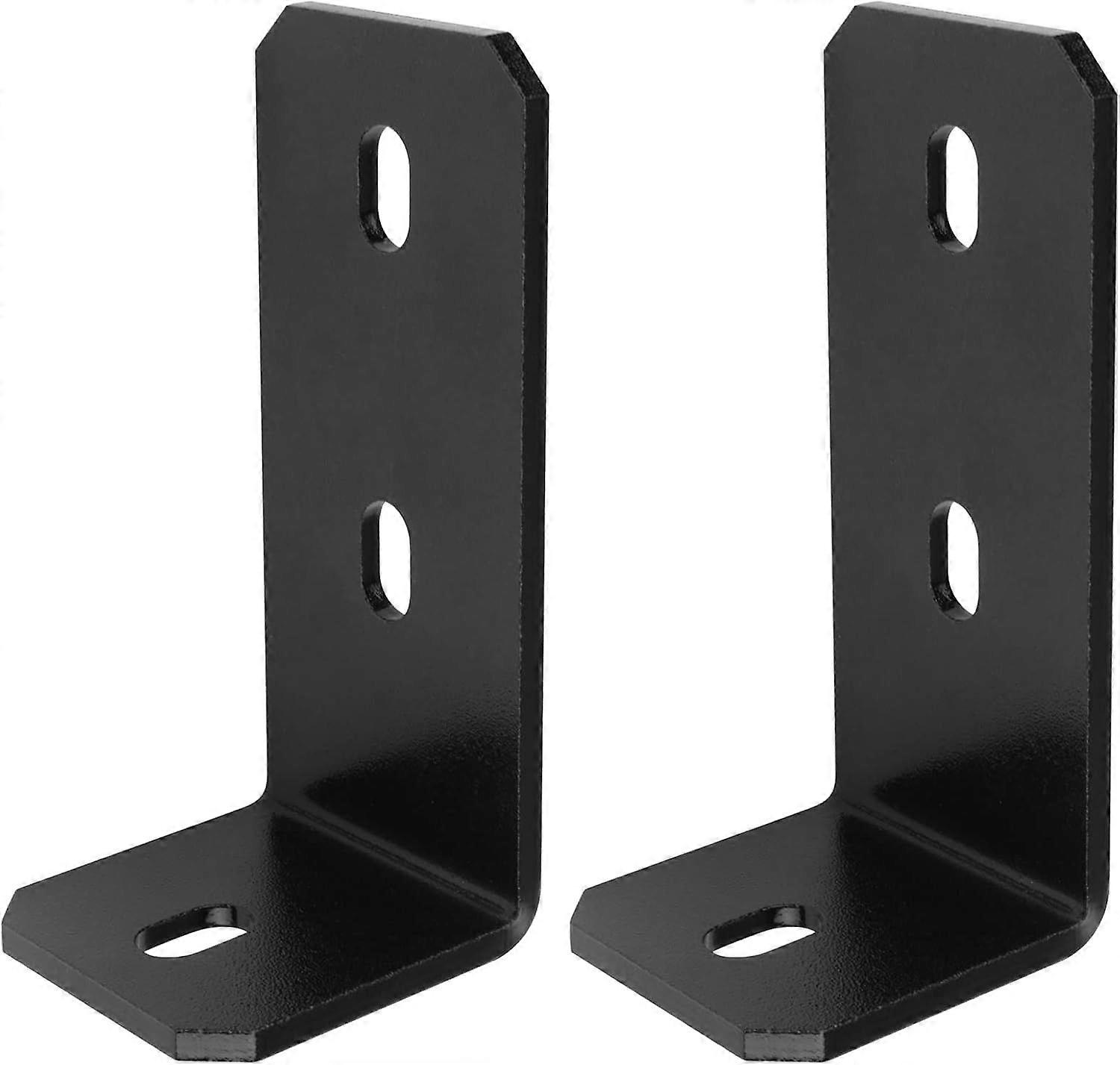 SeraphinaT 2 PCS 6-3/4" x 3" Post Anchor Base Bracket for 4" Nominal Lumber,