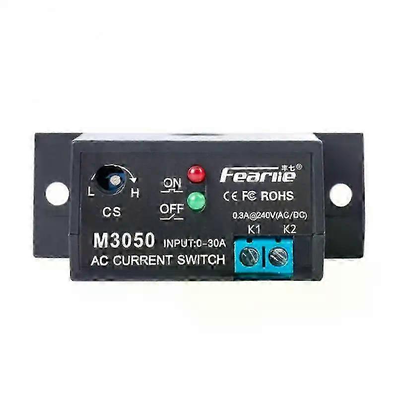 25-26 Smart Current Detection Switch 0.2-30A Induction Relay AC Linkage Device PLC Signal Over Limit Closed Ac Mutual Inductor