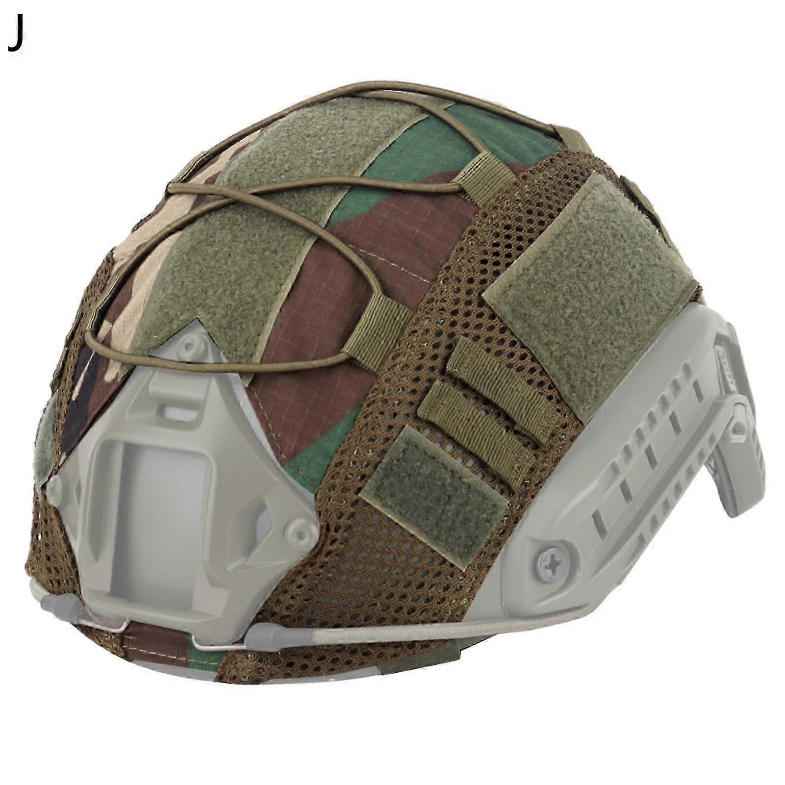 Yoone Nylon Helmet Cover Soft Rust Resistant Cross Rope Design Helmet Cloth Cover for Fast Helmet