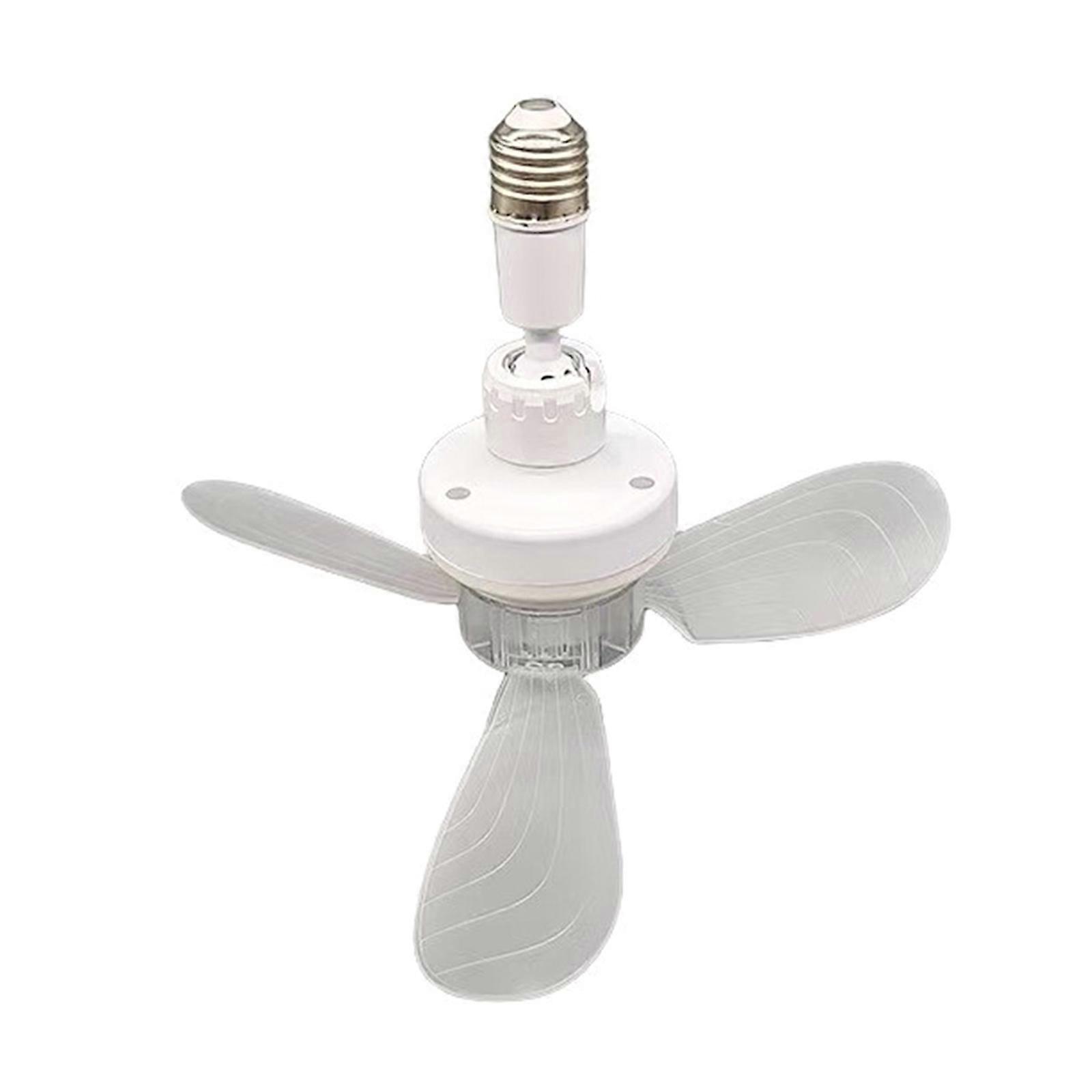 Adjustable Space Saving E27 Socket Fan AC85-265V Quiet Operation 30cm Diameter Adjustable Blade For Dorm Kitchen Indoor Multicolor