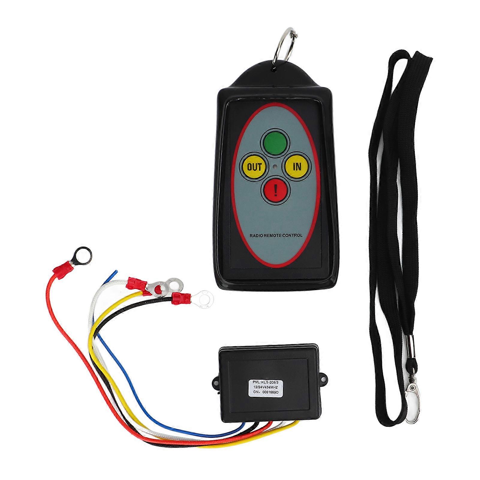 Wireless controller for electric winch and recovery systems