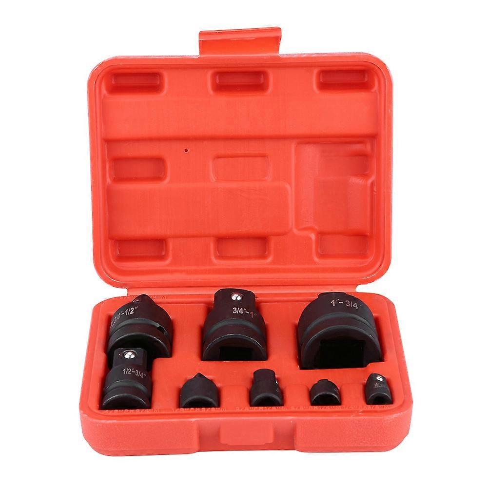 8-piece adaptor set for socket wrenches 1/4" 3/8" 1/2"