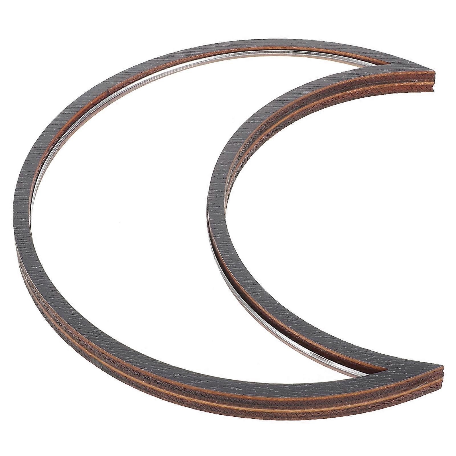 Moon Mirror Wall Decor Self Adhesive Mirror for Home