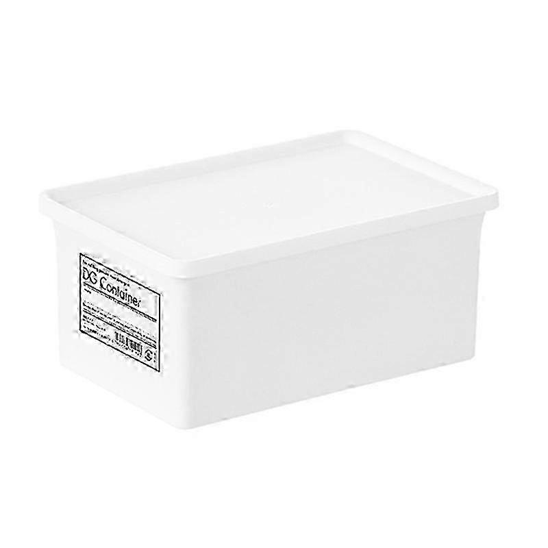 Small Plastic Container Storage Box With Lid Dust-Proof Stackable Household Items For Home