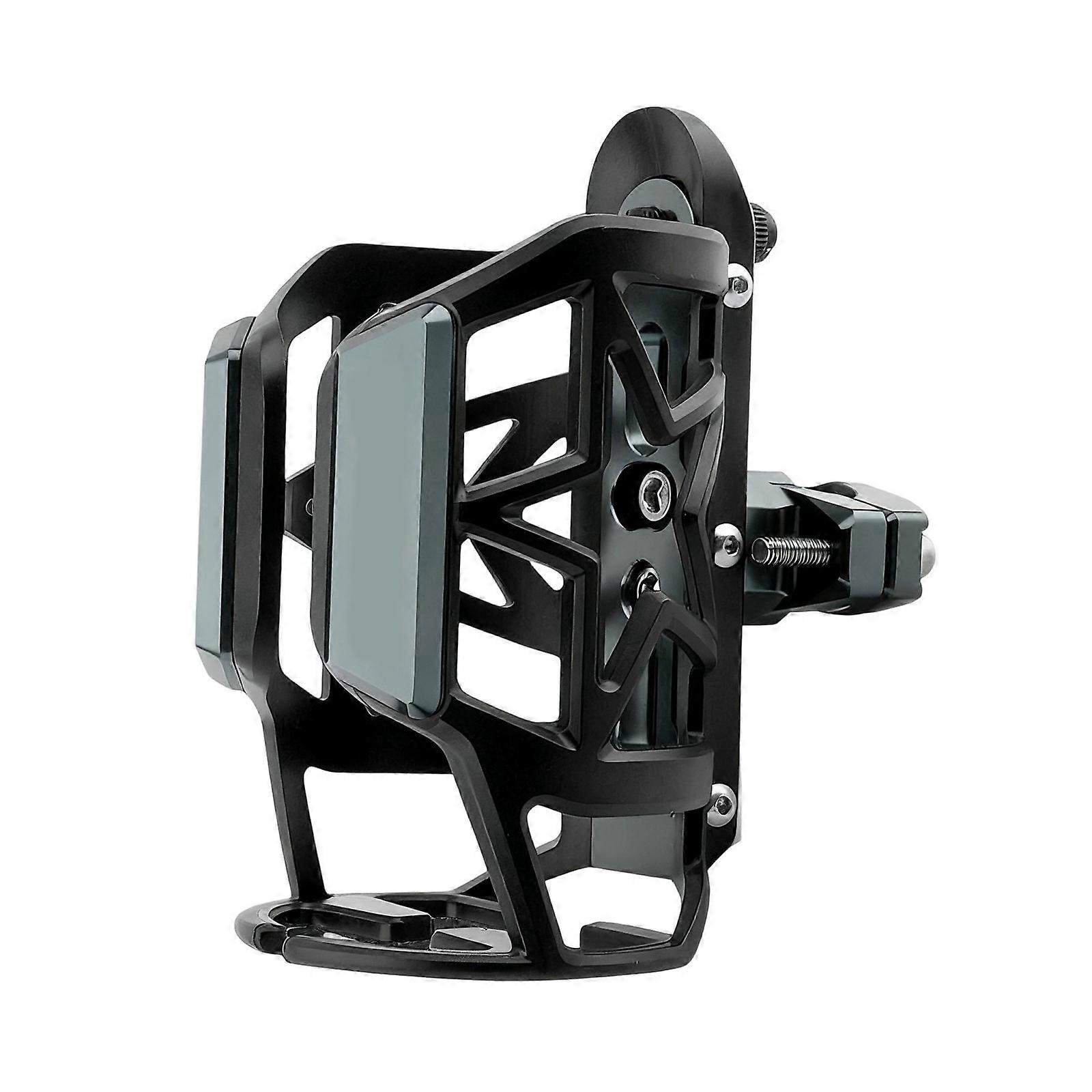 Secure Cycle Waterbottle Owner Hard Wearing Plan Multiple Corner Turn Accommodates 55 85mm Cups Includes Mounting Hardware For Motorcycles  Silver