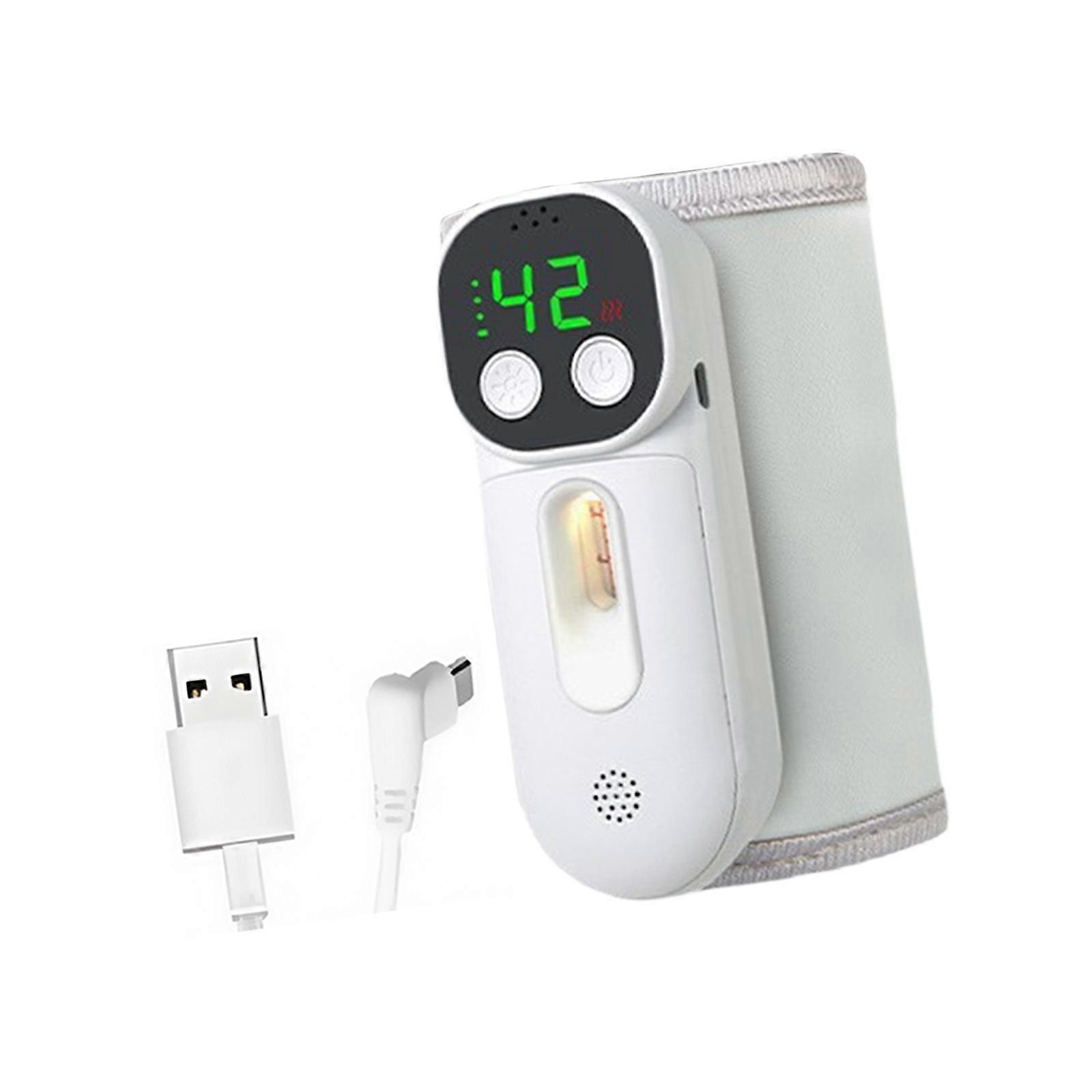 Baby Feeding Bottle Heater With 10000mAh Battery Constant Temperature Control Cordless Travel Solution Multicolor