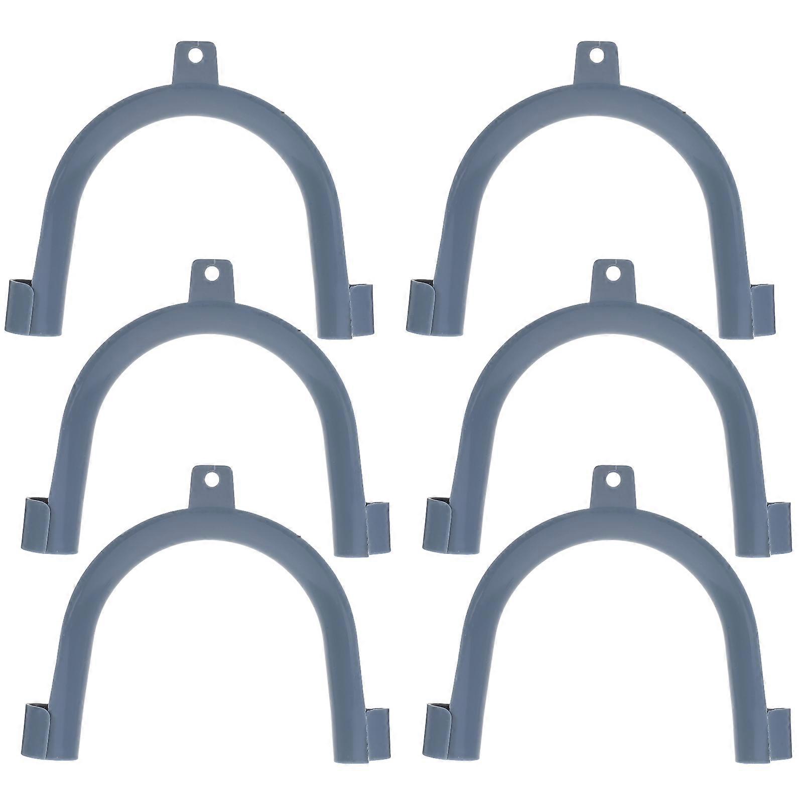 Washing Machine Drain Hose Hook U Shaped Holder Bracket for 6Pcs Storage