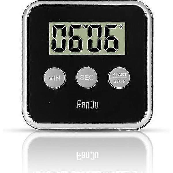Egg Clock Digital Kitchen Timer With Large Display/Loud Alarm/Magnetic Back/Folding Stand/Easy-To-Use Mini Countdown Alarm