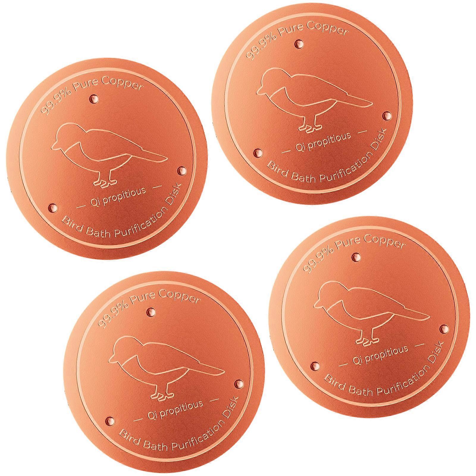 Strong Bronze Cleansing Plate For Bird Baths Reduces Cleaning Frequency With Wide Face Coverage Multicolor