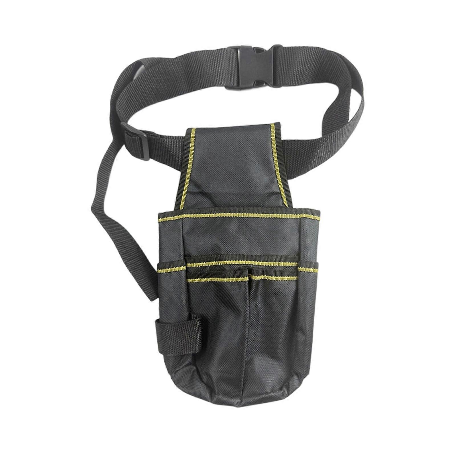 Robusts Polyester Tool Waist Bag Professional Electrician Utility Belt MultiPocket Design Adjustable Waist Band Pouch  Yellow