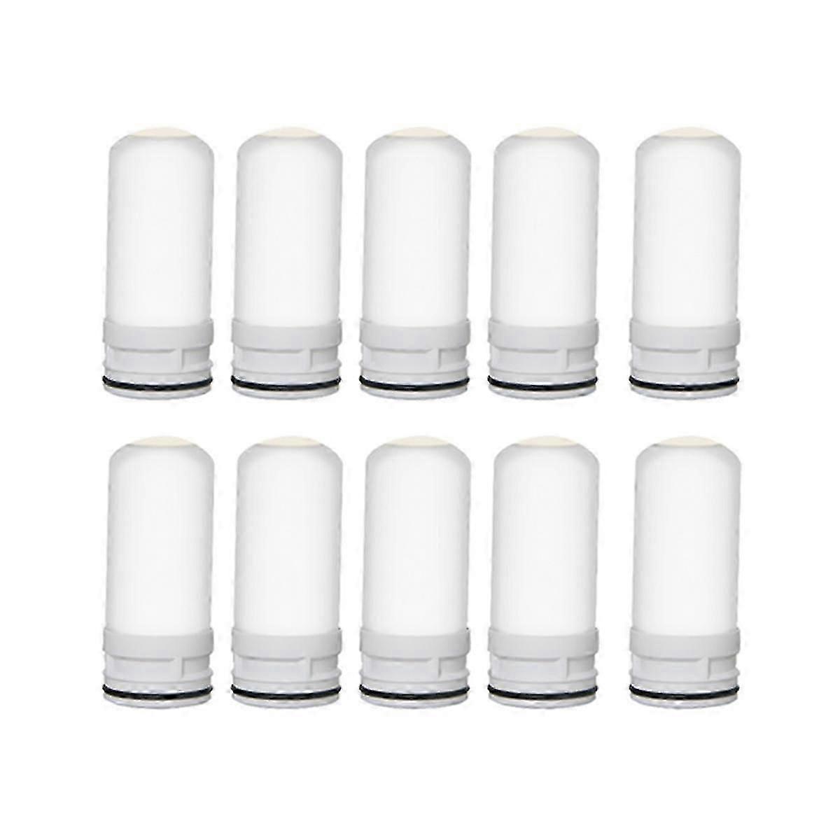 10 Pcs Faucet Water Filter Ceramic Replacement Remove Practical Durable