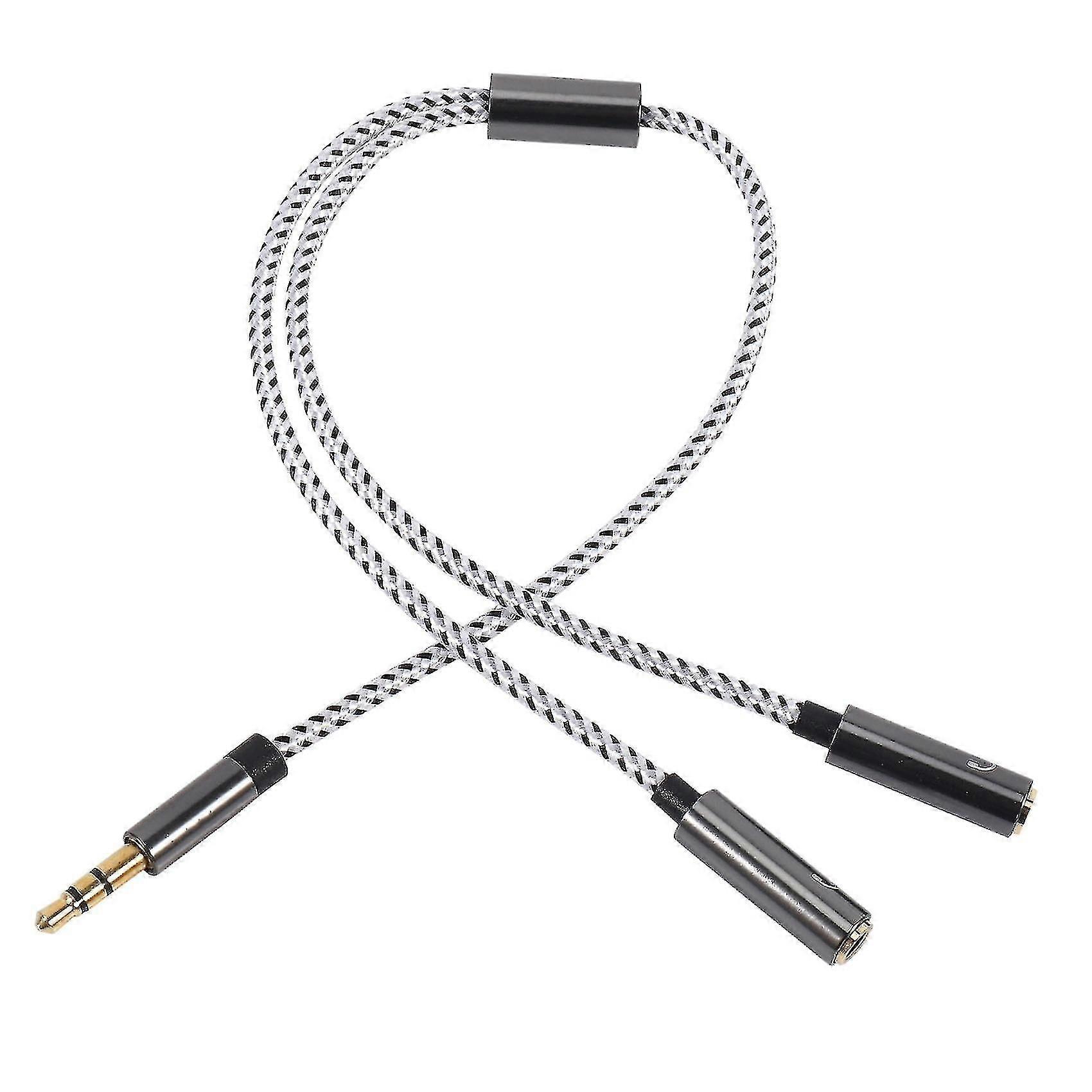 (9,8 polegadas) 3,5 milímetros Dual Ph Splitter Adapter, Aux Earph Earbuds Y O Split Ad Hao