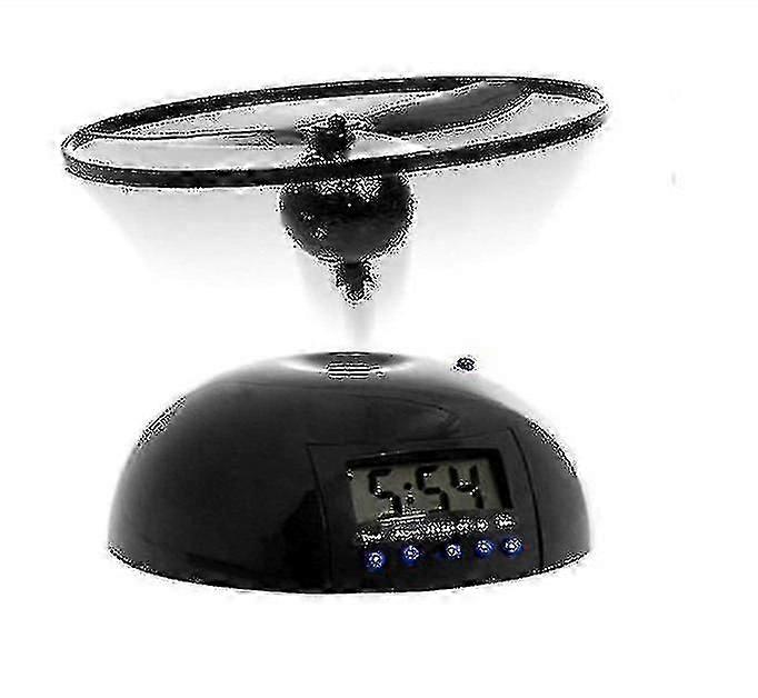 Flying Alarm Clock Led Display Digital Alarm Clock Snooze Alarm Clock Flying Helicopter Propeller De
