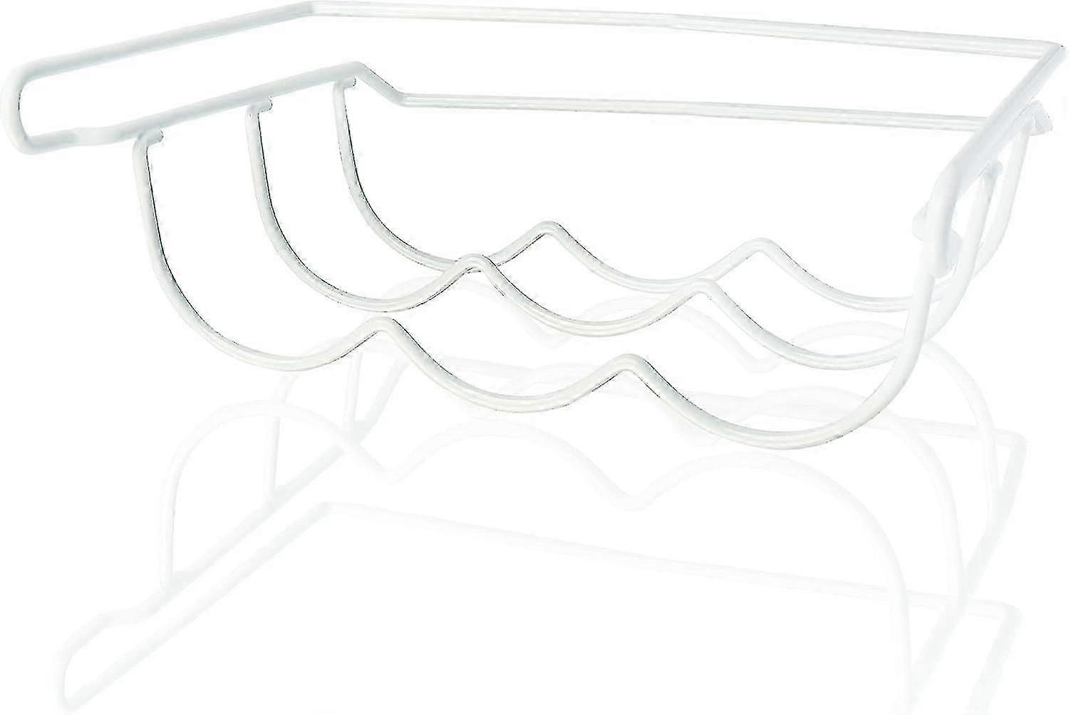 Universal refrigerator wine rack, efficient bottle organizer