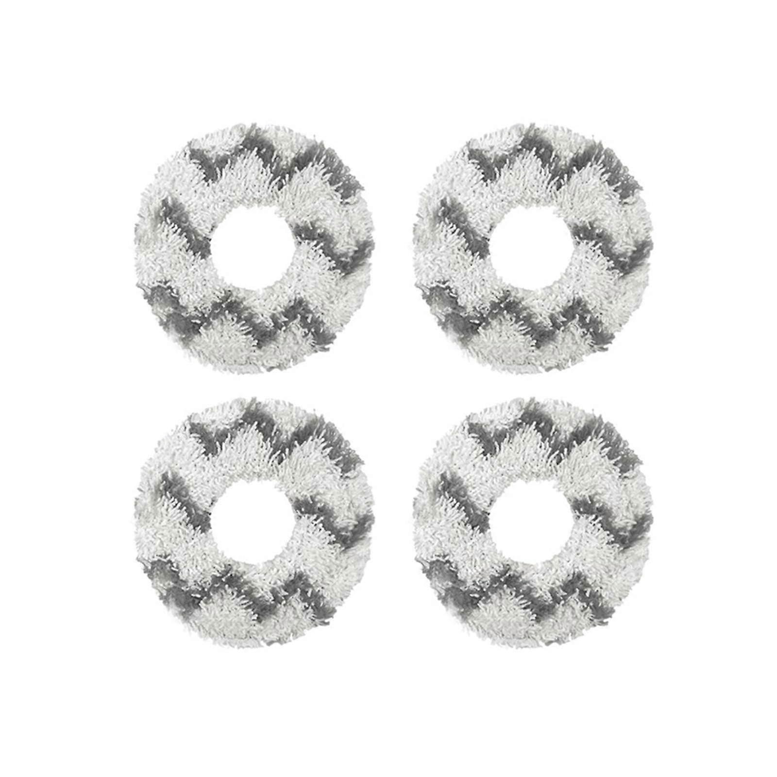 Robot Vacuum Mop Cloth Replacement Compatible with X1 Turbo Omni, Washable 4PCS Set