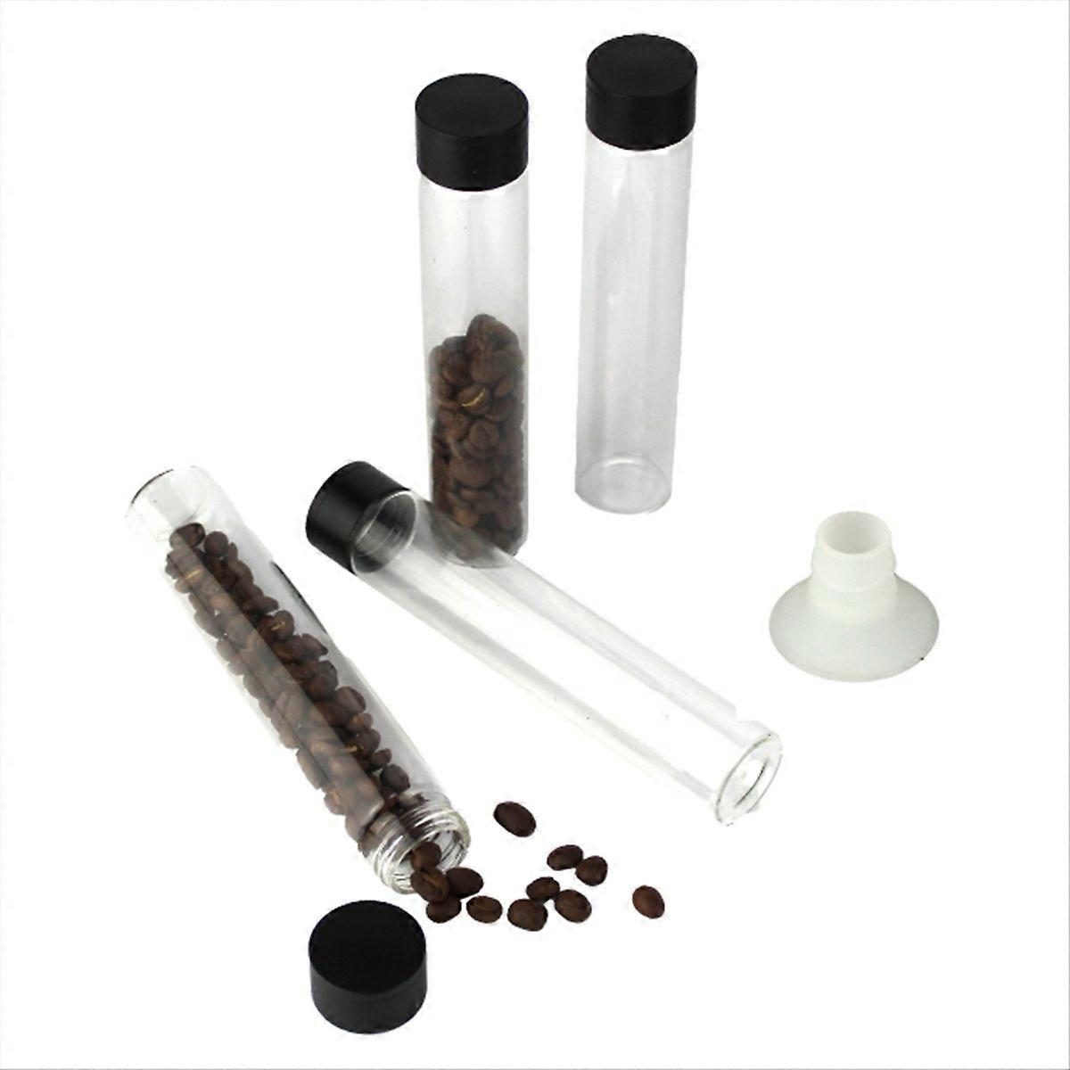 4PCS Single Dose Bean Cellar Coffee Bean Packaging Bottle