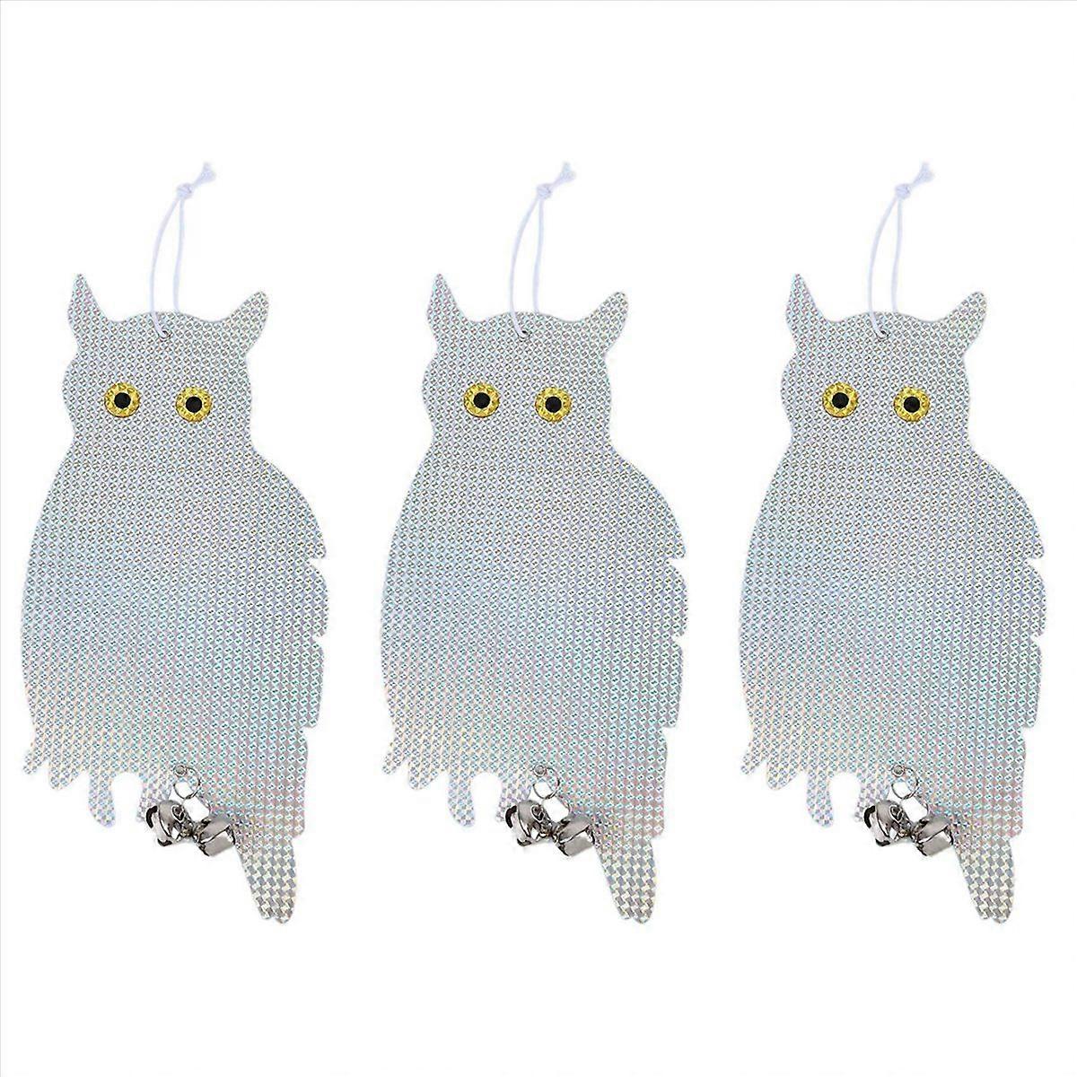 Decoration de jardin Oiseau repulsif Owl Reflector