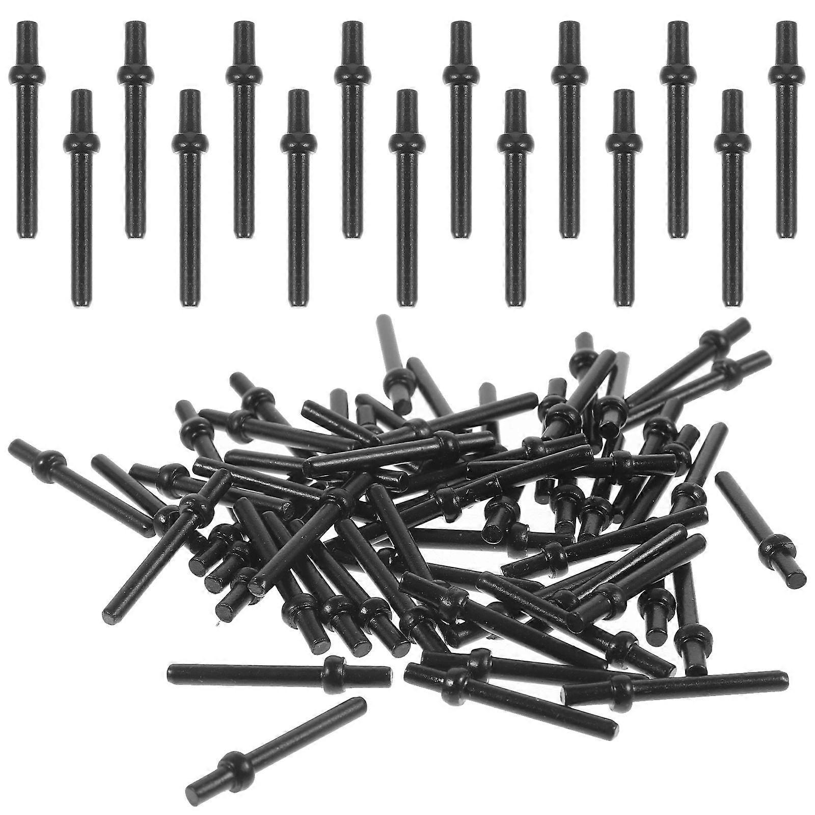 Black Iron Cribbage Pegs for Decoration Fun and Durable Game Playing Supplies 100 Pcs