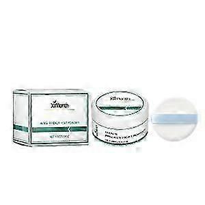 Men's Skin Care powder contains mint leaf extract, vitamin E
