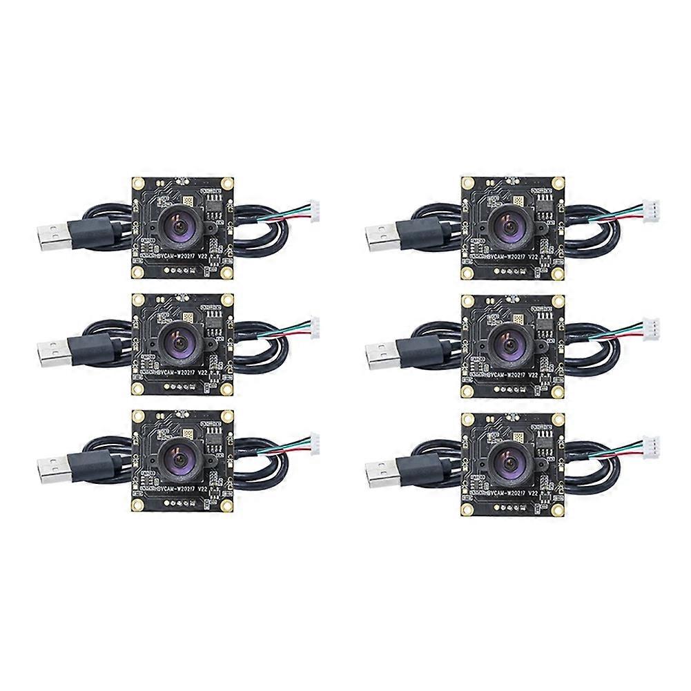 6Pcs OV9732 100 Degrees 1280x720 30fps Camera Module for Autodarts Io with 3 Meters Cable,PCB SIZE:32x32mm,Camera Module